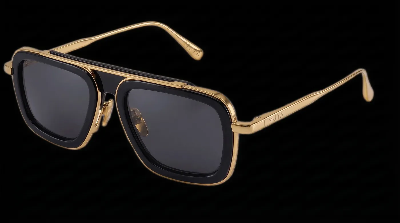 Lunettes MUTA noir et or